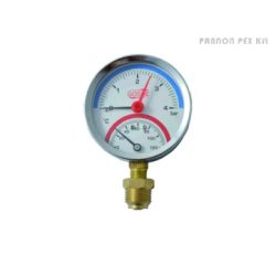 TERMOMANOMÉTER 80MM ALSÓ 0-120C 6BAR (1/60)