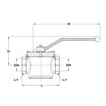 Mofém AHA Gömbcsap BB csatlakozással 6/4", 113-0052-00