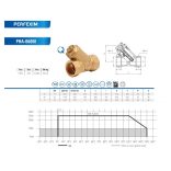 PERFEXIM Y-SZŰRŐ 25BAR 1" BB NEODÍNIUM MÁGNESSEL