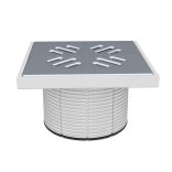 MAGASÍTOTT PADLÓRÁCS ROZSDAMENTES (STY-505)