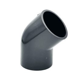 PVC nyomó könyök 20/45°