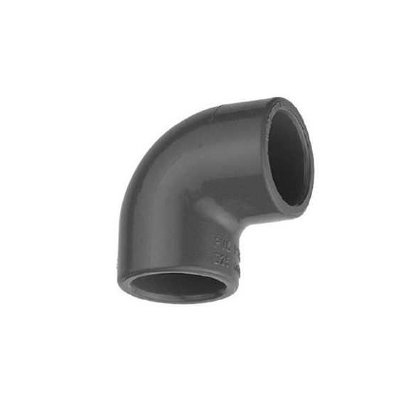 PVC nyomó könyök 25/90°