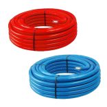 PERFEXIM ELÖSZIGETELT PERT/AL/PERT CSÖ PIROS 25X2,5X9MM SZIG / 25M TEK