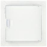 FÉM szervízajtó 500x500mm fehér VORTZ (csempeajtó, ellenőrző ablak, revíziós ajtó)