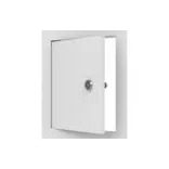 FÉM szervízajtó 200x200mm fehér KULCSOS ZÁRRAL VORTZ