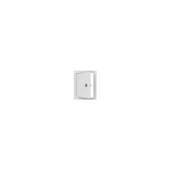 FÉM szervízajtó 200x200mm fehér KULCSOS ZÁRRAL VORTZ