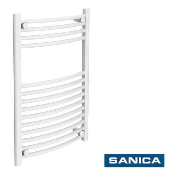 SANICA TÖRÖLKÖZŐSZÁRÍTÓ RADIÁTOR 400X1000MM ÍVES FEHÉR
