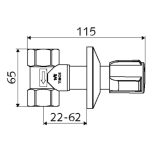 SCHELL COMFORT 3/4" csempeszelep