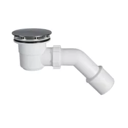 Zuhanytálca szifon 90mm króm STY-401-K