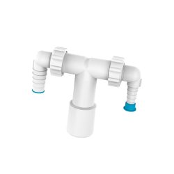   T BEKÖTŐ MOSÓGÉPHEZ 40/32 KONDENZVÍZ ILLETVE MG.GÉP CSATL. (STY-520)