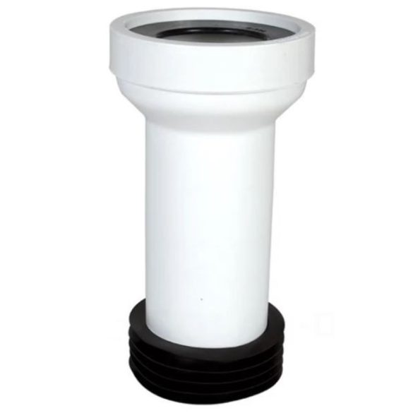Wc bekötő egyenes hosszú 90mm-es
