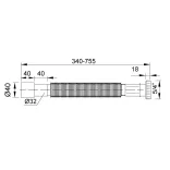 JOLLYFLEX 5/4"-32/40 MM-ES, MŰANYAG HOLLANDIS (STY-616-4)