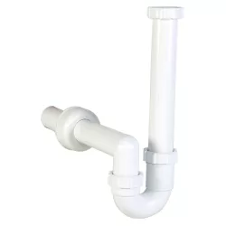   Csőszifon leeresztőszelep nélkül falikúthoz 6/4" 40mm elfolyással