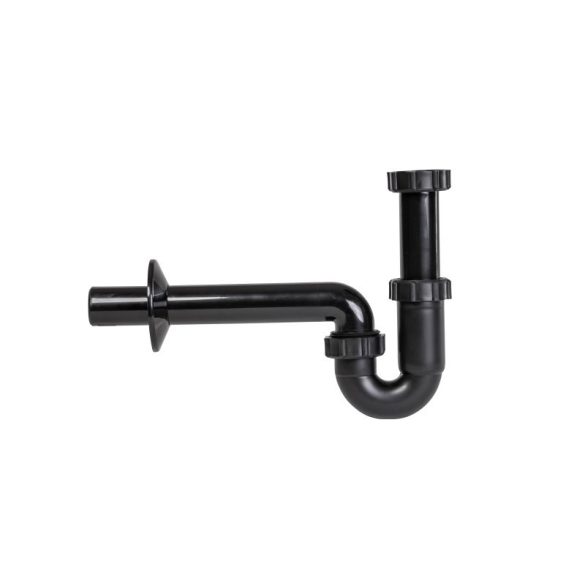 Mosdó csőszifon 32-es müa. FEKETE