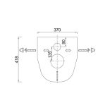 FALI WC TARTÁLYHOZ ZAJCSÖKKENTŐ SZETT
