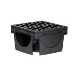 Kültéri folyóka T-idom, STY-900-hoz, műanyag