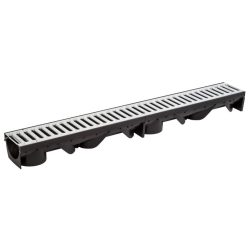 Kültéri folyóka 1m-es horganyzott acél fedráccsal