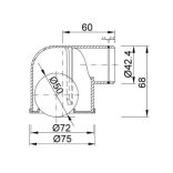 Kettős bűzzár padlószifonhoz