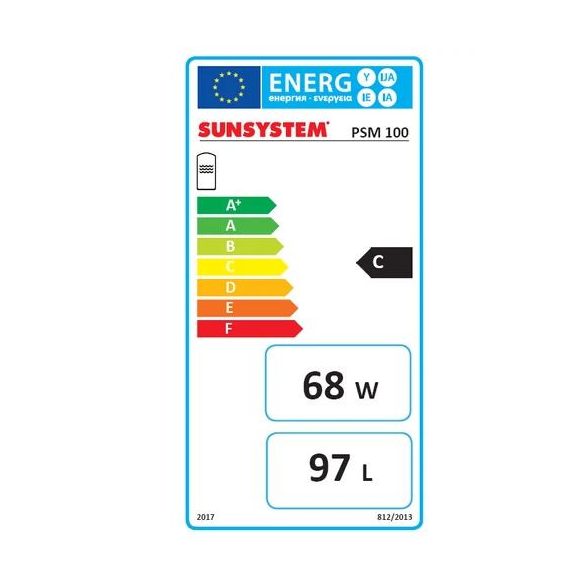Sunsystem PSM 100 hűtési és fűtési puffer tartály szigeteléssel hőszivattyúhoz (100 liter)
