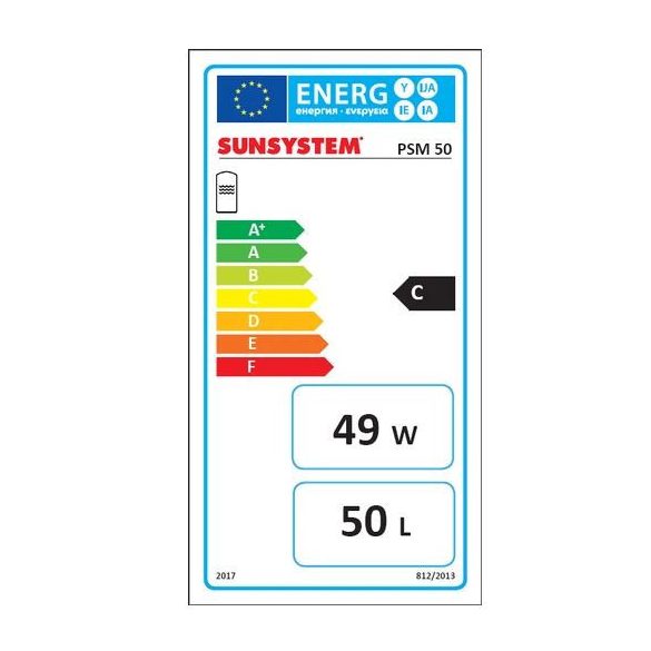 Sunsystem PSM 50 hűtési és fűtési puffer tartály szigeteléssel hőszivattyúhoz (50 liter)