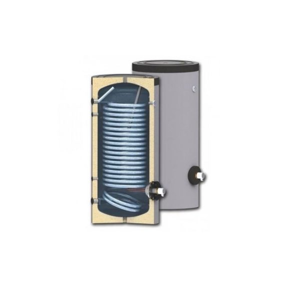 SUNSYSTEM SWP N 200 indirekt használati meleg víz tartály hőszivattyúhoz (200 liter)- 1 hőcserélővel (1,9m2)