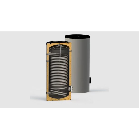 SUNSYSTEM SWP N 2L 300 indirekt HMV tartály hőszivattyúhoz (279 liter) - 1 extra mértű hőcserélővel (4,46m2)