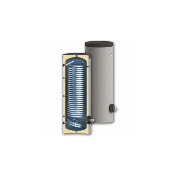 SUNSYSTEM SWP NL 300 indirekt használati meleg víz tartály hőszivattyúhoz (300 liter)- 1 hőcserélővel (3,3m2)