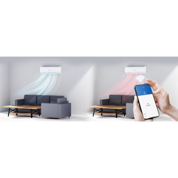 TOSOT OPUS WIFI SPLIT 2,7kW Inverteres split klíma tálcafűtéssel TWH09AFC-K6DNA2F