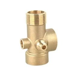   Réz 5 utas idom hidroforhoz  1"K x 1" B x 1" B x 1/4" B x 1/4" K menet