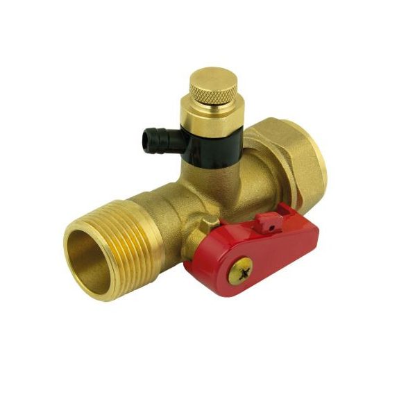 Tágulási tartály csatlakozó (vétlen elzárás ellen) 3/4"'