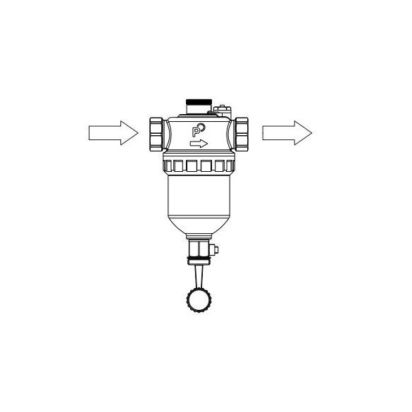 FÉMHÁZAS MÁGNESES ISZAPLEVÁLASZTÓ 1"