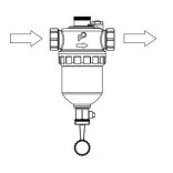 FÉMHÁZAS MÁGNESES ISZAPLEVÁLASZTÓ 5/4"