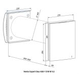 Blauberg Vento Expert Duo A30 S10 W V.2 egyhelyiséges, egycsöves hővisszanyerős légkezelő