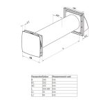 VENTS SOLO RA-1-35-9 R V.2 Hővisszanyerős szellőző