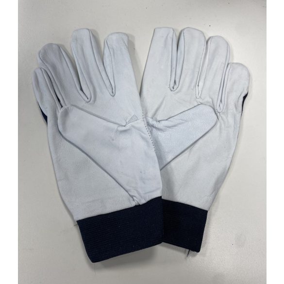 Munkavédelmi kesztyű Cerva kecskebőr kék M9